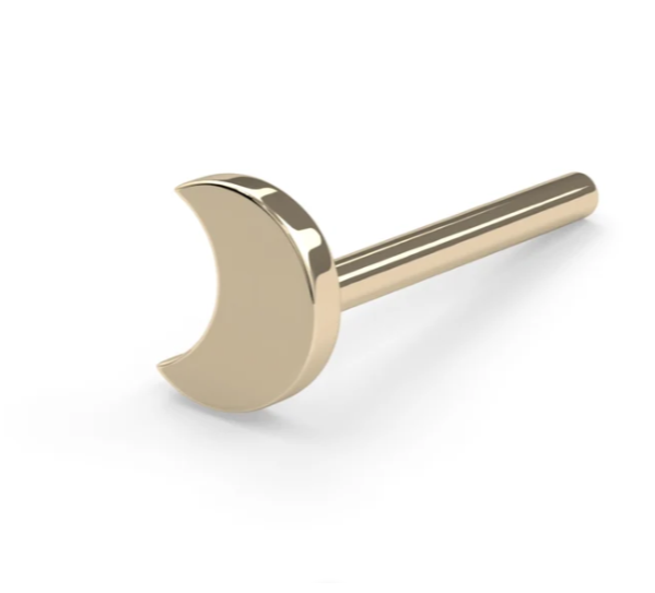 14k Gold Moon End