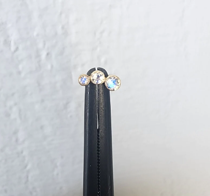 14k Gold Ghost Threadless End