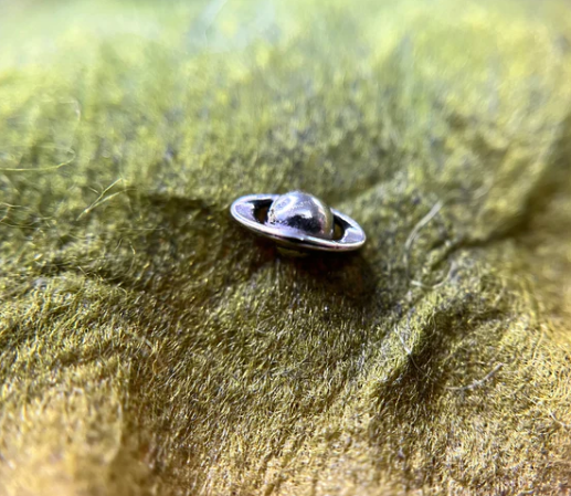 14k Gold Saturn Threadless End