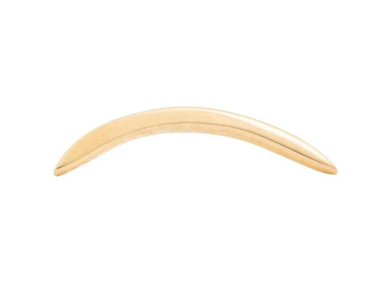 14k Gold Curve Threadless Pin End