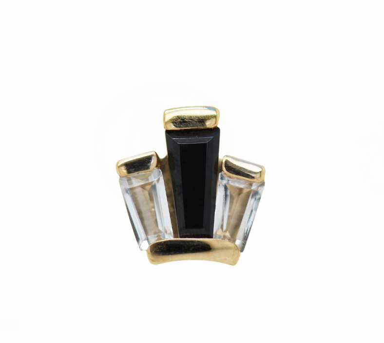 14K Gold Kich Threadless End
