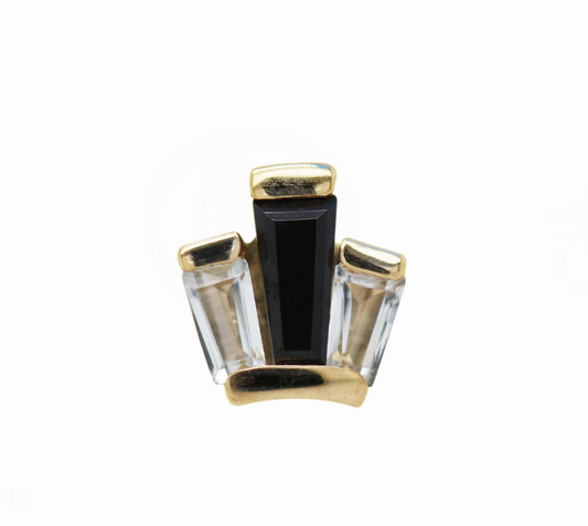 14K Gold Kich Threadless End