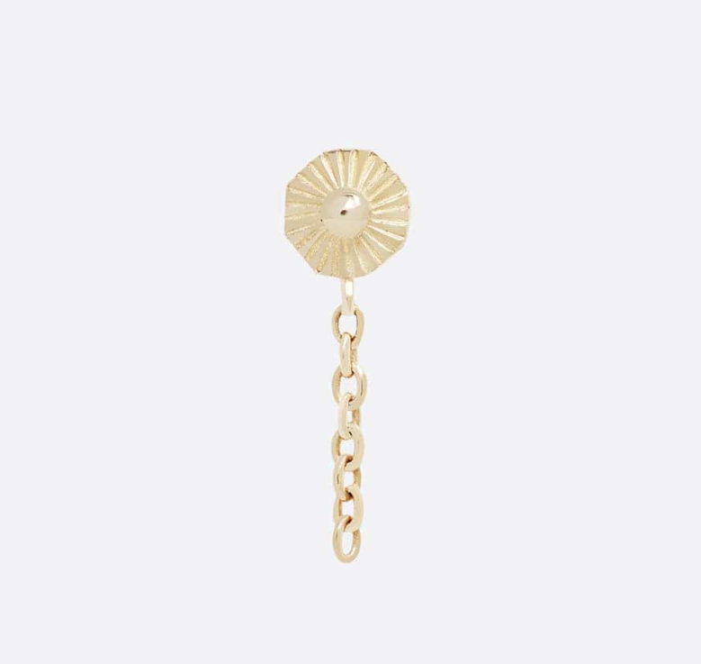 14k Gold CHAINED Alpha 08 Threadless End