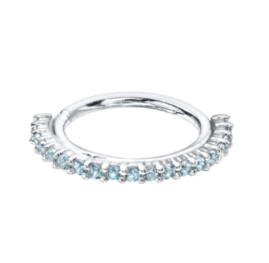 14k Gold Telesto Seam Ring