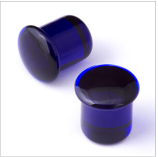 Simple Single Flare Glass Plugs (single)