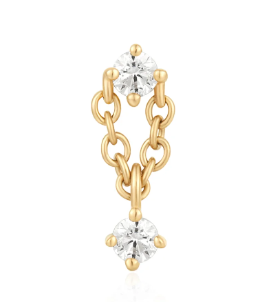 14k Gold Linked Up Threadless End