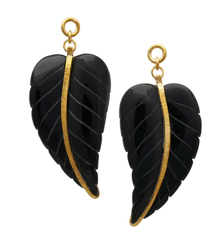 Black Obsidian Leaves