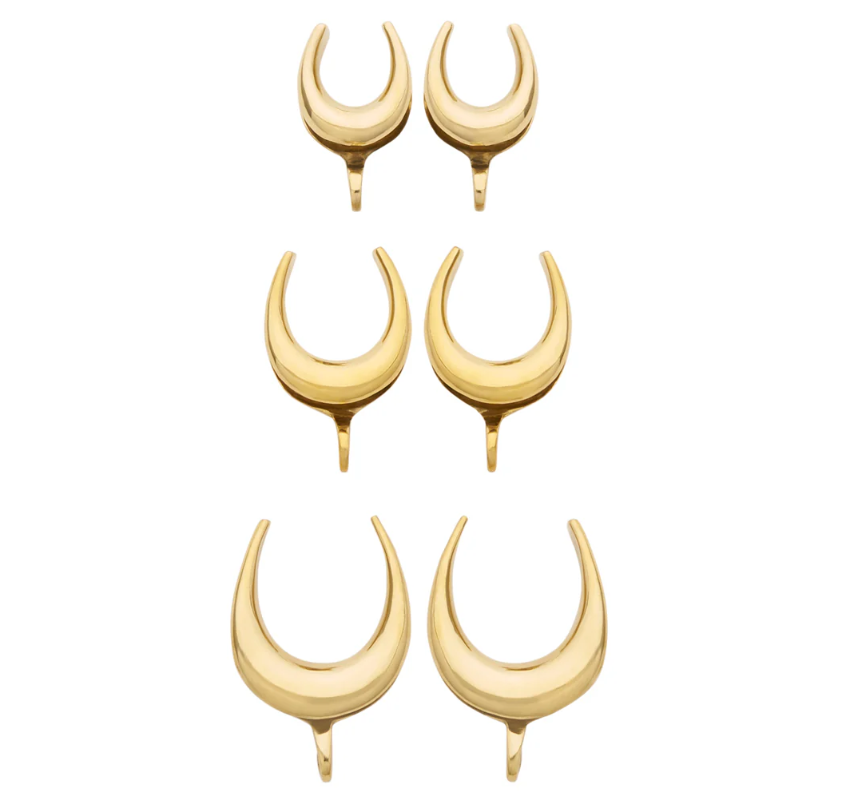 Solid Brass Saddle Spreader Hooks