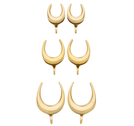 Solid Brass Saddle Spreader Hooks