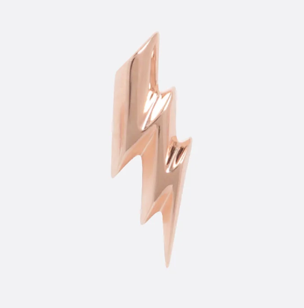 14k Gold Bolt Threadless End