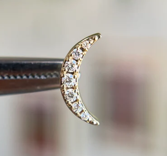 14k Gold Obscura Threadless End