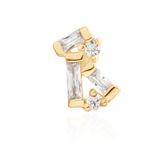 14k Gold Disarray Threadless End