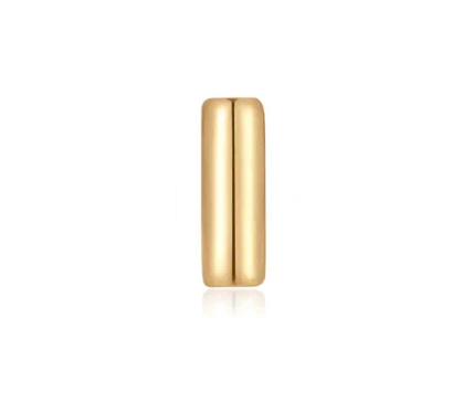 14k Gold Funfetti Threadless End