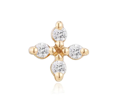 14k Gold Crux Threadless End