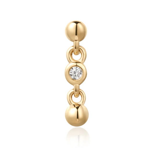 14k Gold Midtown Threadless End