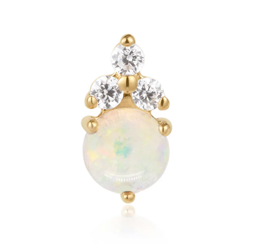 14k Gold Midsummer Threadless End