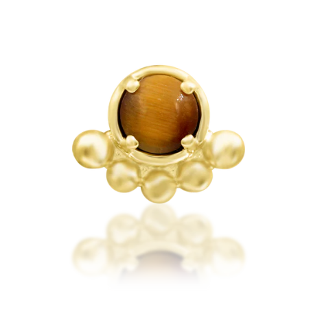 14k Gold Anele Threadless End