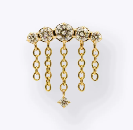 14k Gold Deity Threadless End