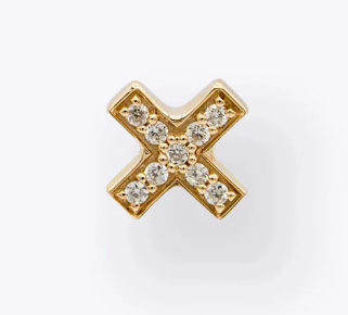 14k Gold Lux Pillar Threadless End