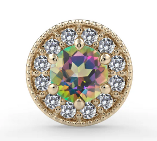 14k Gold Catherine Threadless End