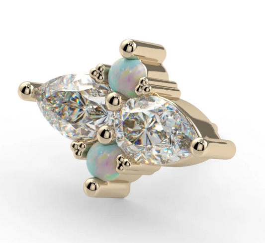 14k Gold Satori Threadless End