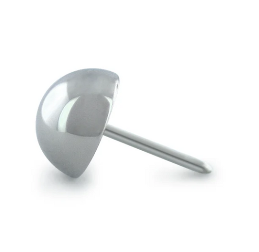Titanium Threadless Dome End