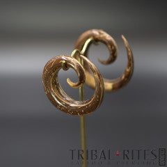Two-Toned Spackle Spiral ○ 6g ○ Small 1-2"