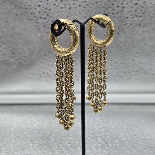 Clicker Hammered Chain Ear Weights
