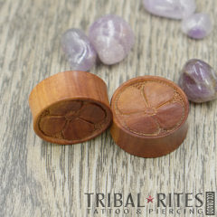 Four Petal Flower Plugs ○ 1 1/8"