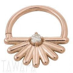 14k Gold Luz Continuous Ring
